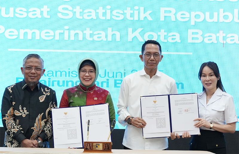 Sajikan Data Akurat, BP Batam-Pemko Batam Teken MoU dengan BPS RI