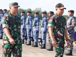 Danlanud Hang Nadim Sambut Kedatangan Panglima TNI di Batam