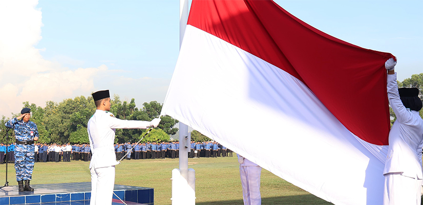 Lanud Hang Nadim Tuan Rumah Upacara 17-an Tingkat Kota Batam, Danlanud Soroti Peran Strategis Batam