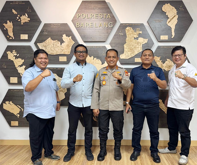 Gibran Center Apresiasi Kepemimpinan Kapolresta Barelang