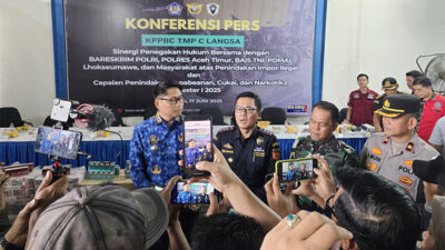 Gempur Penyelundupan! Bea Cukai dan Aparat Gagalkan Rokok Ilegal, Narkotika, dan Barang Mewah di Aceh