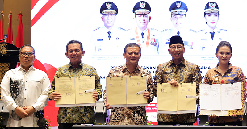 Empat Gubernur Teken Kerja Sama di Batam, Gubernur Ansar Dorong Batam Jadi Hub Pasar Internasional