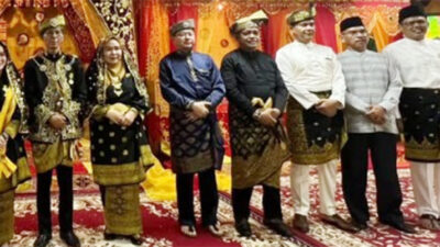 Harmoni Pemimpin Batam, Ketua DPRD Hadiri Penebalan Gelar Datuk Setia Amanah kepada Walikota