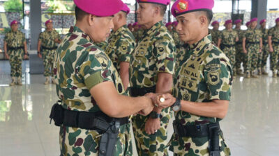 Kolonel Marinir Ena Sulaksana Resmi Pimpin Prajurit Petarung Pasmar 1
