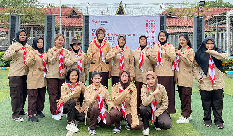 Lapas Perempuan Batam Ikuti Perkemahan Nasional Satya Dharma Bakti Secara Virtual