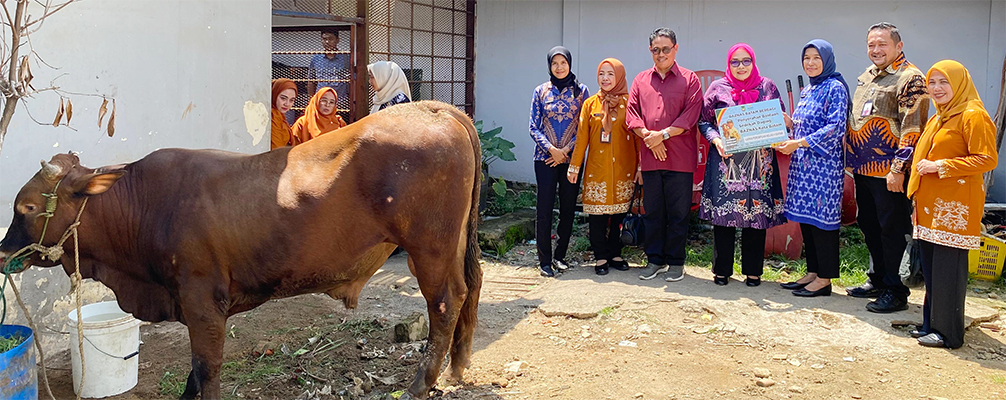 Lapas Perempuan Batam Terima Satu Sapi Kurban dari Baznas Kota Batam