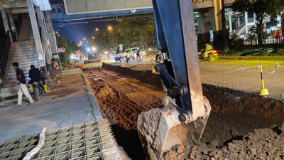 Tanggapi Keluhan Warga, BP Batam Percepat Perbaikan Jalan di Bawah JPO SP Plaza