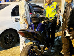 Polresta Barelang Razia 22 Kendaraan R2 Knalpot Brong