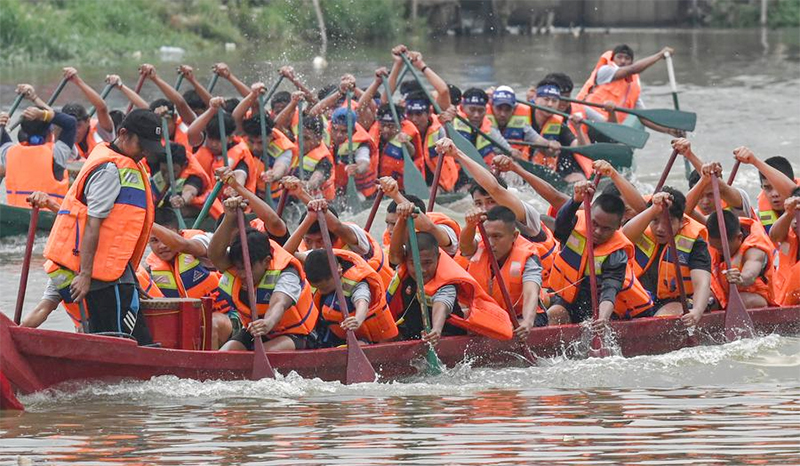 Menengok Suasana Perayaan Festival Perahu Naga di Tangerang