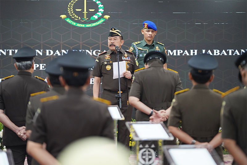 Jaksa Agung Lantik Sejumlah Pejabat Baru