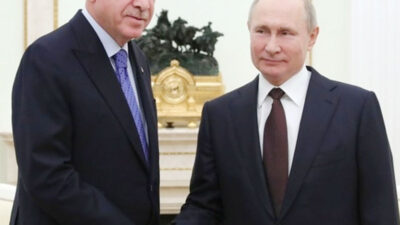 Erdogan dan Putin Bahas Bentrokan dan Serangan Israel di Suriah Via Telepon