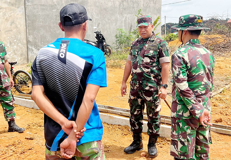 Bakti TMMD 125 Hadirkan Jalan Beton, Warga Sambau Ucapkan Terima Kasih untuk TNI