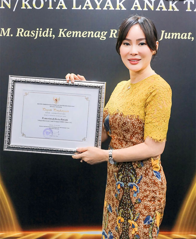 Batam Raih Penghargaan Kota Layak Anak Kategori Nindya 2025, Bukti Komitmen Bersama untuk Generasi Emas