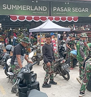 TNI Turun Tangan! TMMD 125 Kodim 0316/Batam Geruduk Pasar Summerland Demi Lingkungan Sehat dan Ekonomi Rakyat!