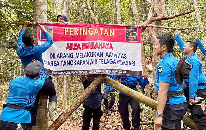 BP Tutup Akses ke Telaga Bidadari, Jaga Kualitas Air Baku Waduk Mukakuning