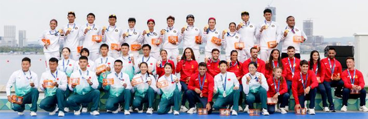 Indonesia Sukses Raih Tiga Medali Emas Cabor Perahu Naga di World Games 2025