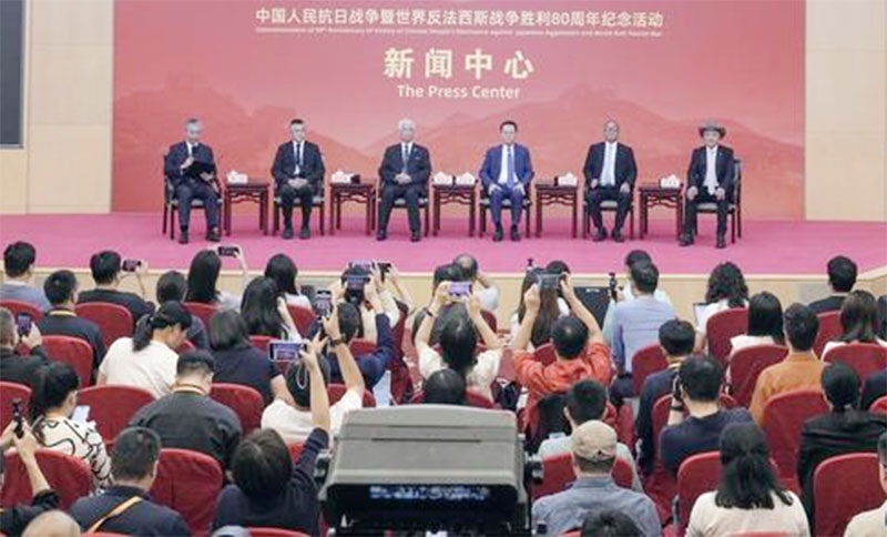 Pusat Pers untuk Peringatan Hari Kemenangan China Gelar Wawancara Kelompok di Beijing