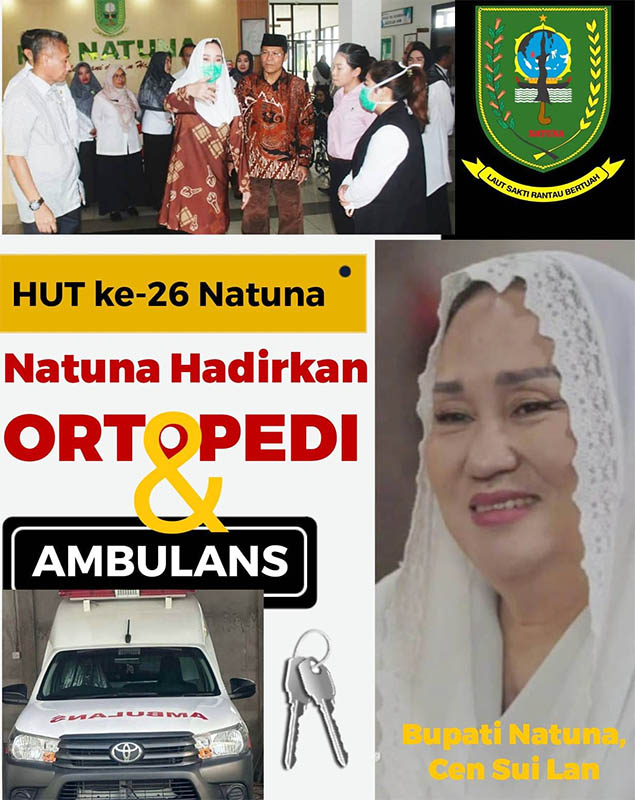 Akhirnya, Tak Perlu ke Kuar Daerah! Natuna Hadirkan Layanan Ortopedi dan Armada Kesehatan Baru