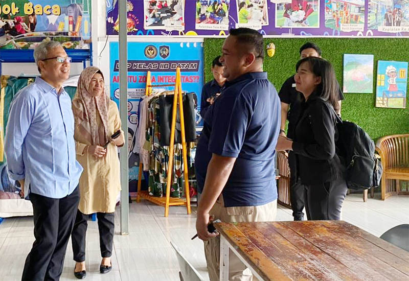 Supervisi Dirjen Kementerian Imigrasi dan Pemasyarakatan, Dorong Efisiensi Anggaran dan Mutu Pembinaan di Lapas Perempuan Batam