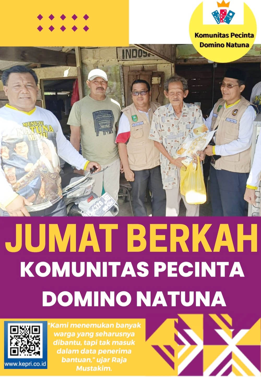 Di Tanah Kaya yang Sunyi, Air Mata Warga Natuna Jatuh di Jumat Berkah