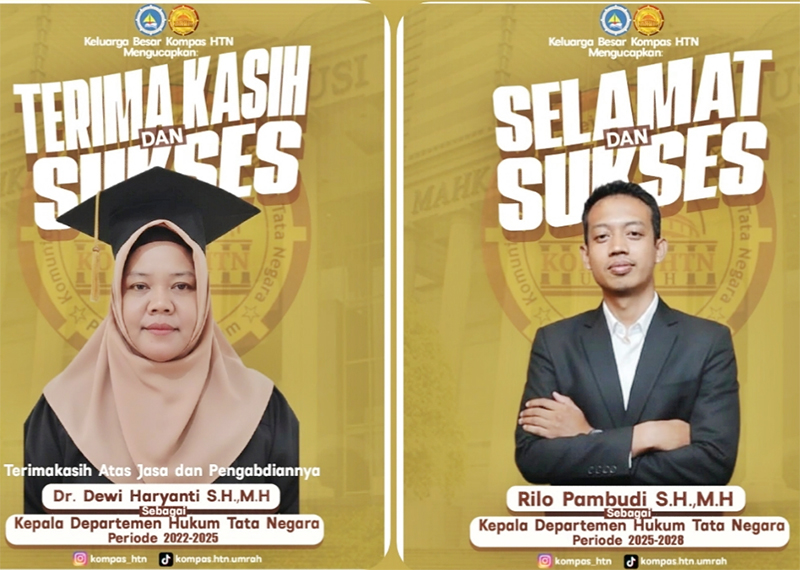 Kompas HTN UMRAH Apresiasi Dewi Haryanti, Titip Harapan Kepada Rilo Pambudi