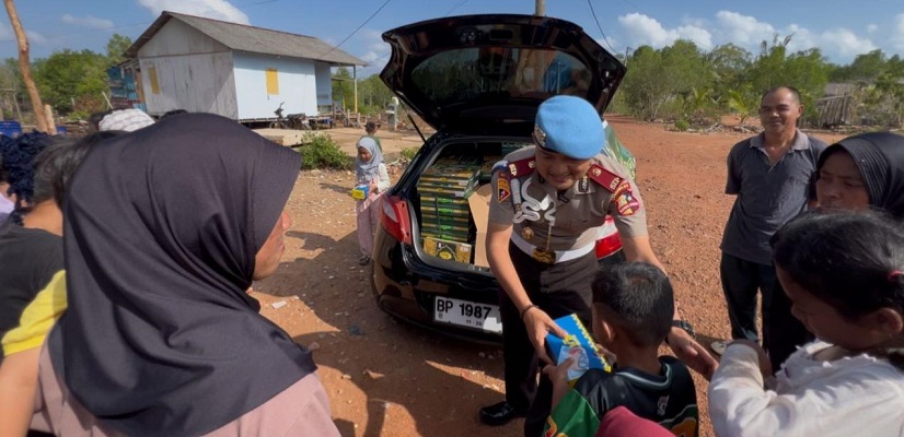 Siswa SIP Angkatan 55 Setukpa Lemdiklat Polri Gelar "Razia" Kemanusiaan di Kota Tanjungpinang