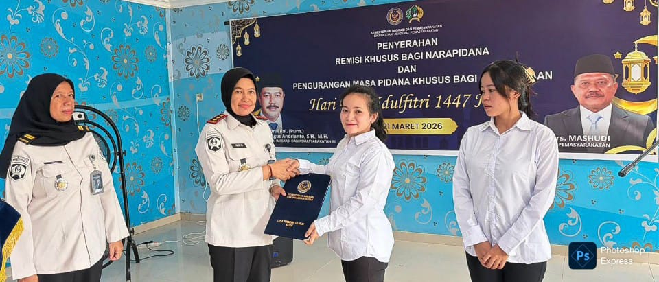 40 Warga Binaan Lapas Perempuan Batam Terima Remisi Idul Fitri, Momentum Harapan Baru