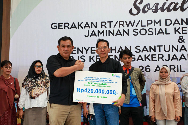 BPJS Ketenagakerjaan Batam Sekupang Dorong Perluasan Perlindungan Pekerja Lewat Gerakan RT/RW Sadar Jaminan Sosial