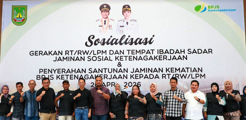 BPJS Ketenagakerjaan Batam Sekupang Dorong Perluasan Perlindungan Pekerja Lewat Gerakan RT/RW Sadar Jaminan Sosial