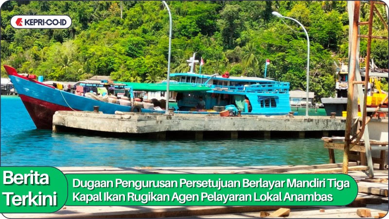 Dugaan Pengurusan Persetujuan Berlayar Mandiri Tiga Kapal Ikan, Rugikan Agen Pelayaran Lokal Anambas