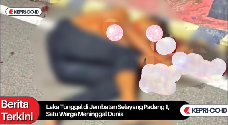 Laka Tunggal di Jembatan Selayang Padang II Tarempa, Satu Warga Meninggal Dunia