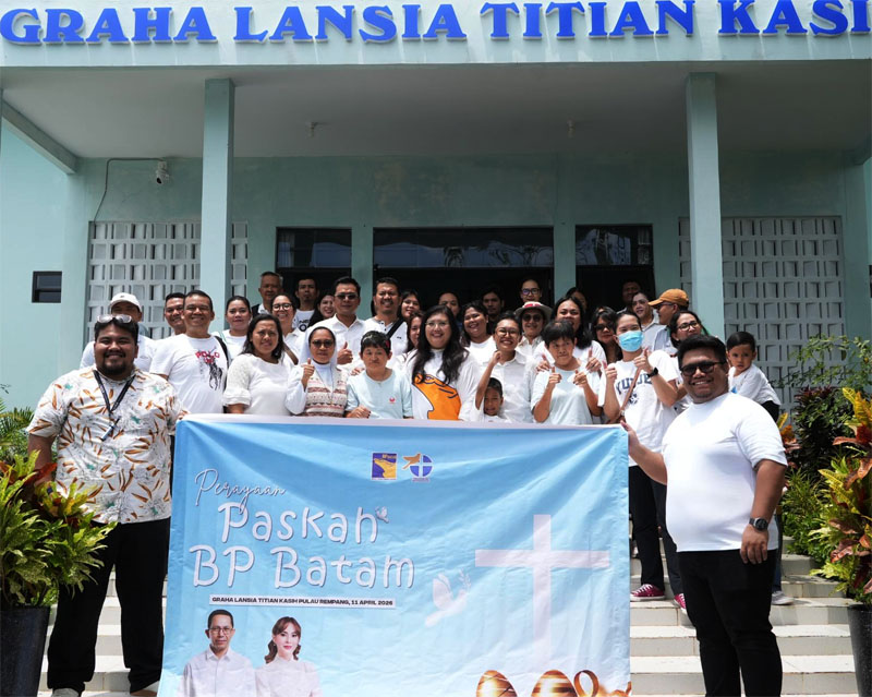 BP Batam Rayakan Paskah Bersama Opa dan Oma di Graha Lansia Titian Kasih