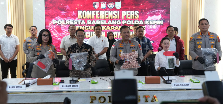 Amsakar Apresiasi Jajaran Polda Kepri atas Pengungkapan Kasus Pencurian Fasilitas Umum
