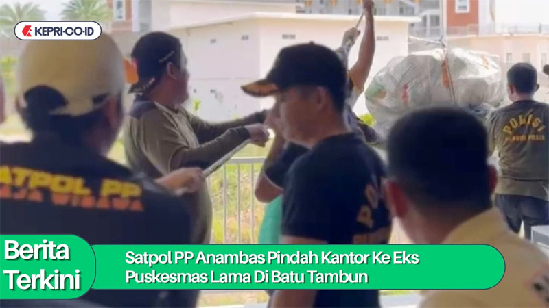 Satpol PP Anambas Pindah Kantor ke Eks Puskesmas Lama di Batu Tambun