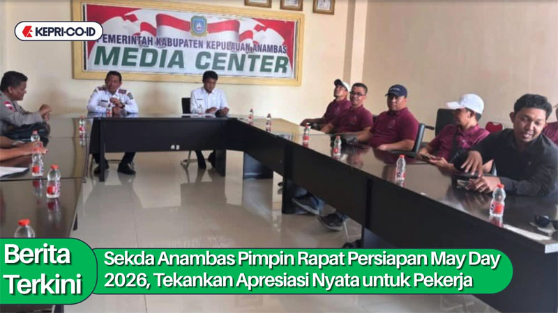 Sekda Anambas Pimpin Rapat Persiapan May Day 2026, Tekankan Apresiasi Nyata untuk Pekerja