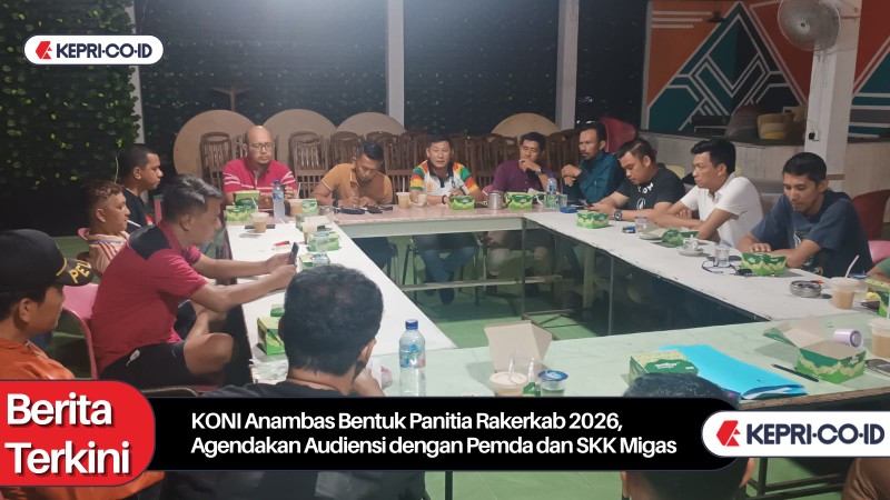 KONI Anambas Bentuk Panitia Rakerkab 2026, Agendakan Audiensi dengan Pemda dan SKK Migas