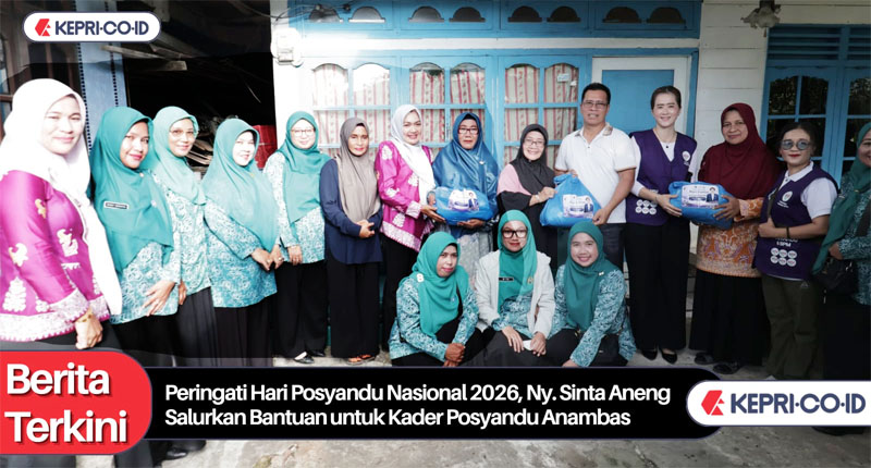 Peringati Hari Posyandu Nasional 2026, Ny Sinta Aneng Salurkan Bantuan untuk Kader Posyandu Anambas