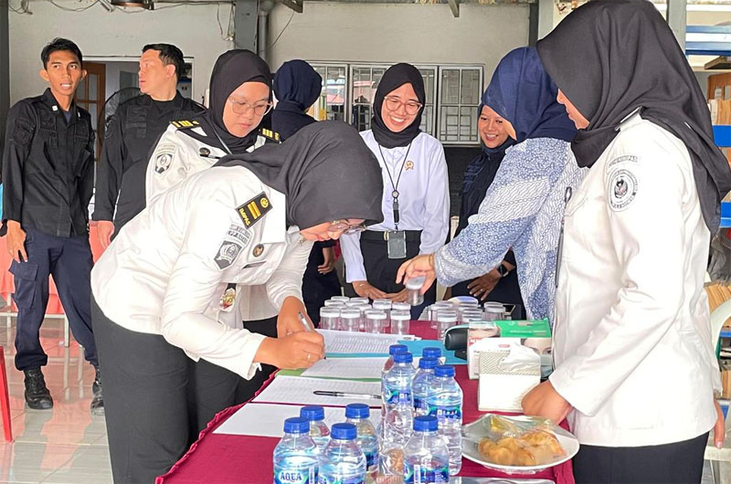 Sinergi dengan BNN, Lapas Perempuan Batam Perkuat Deteksi Dini Narkoba