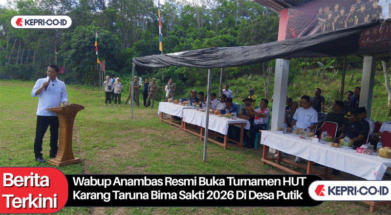 Wabup Anambas Buka Turnamen HUT Karang Taruna Bima Sakti 2026 di Desa Putik