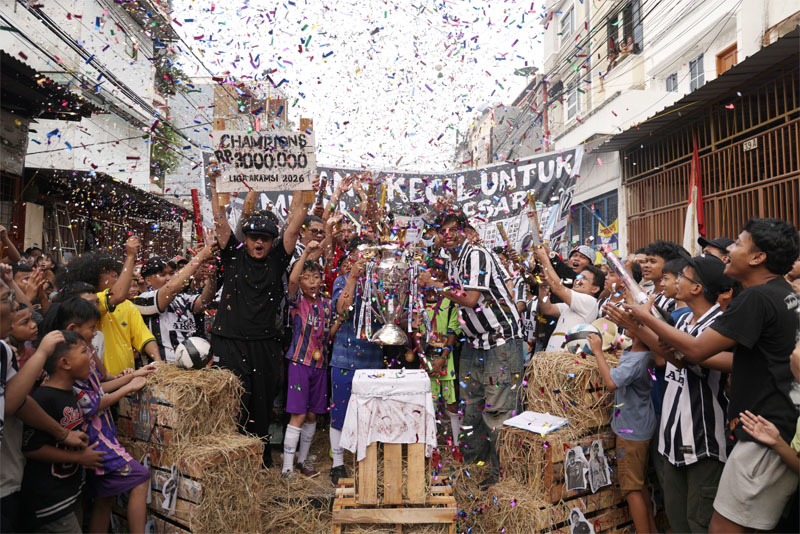 Meriahkan Piala Dunia 2026, Turnamen Sepak Bola Liga Akamsi Digelar di Tambora, Jakarta