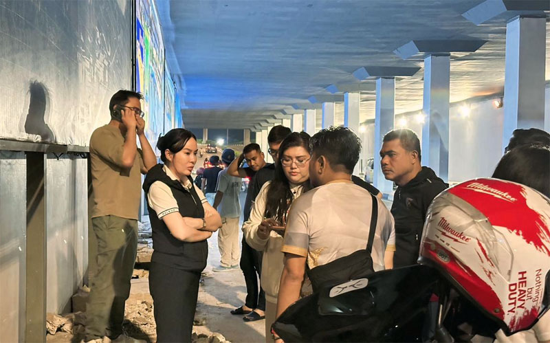 Respons Cepat Aksi ”Rayap Besi”, Li Claudia Cek Langsung Kerusakan Terowongan Pelita