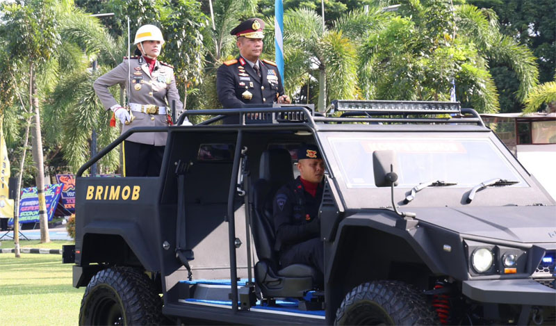 Perdana di Polda Kepri, Polwan jadi Komandan Upacara HUT ke-80 Bhayangkara