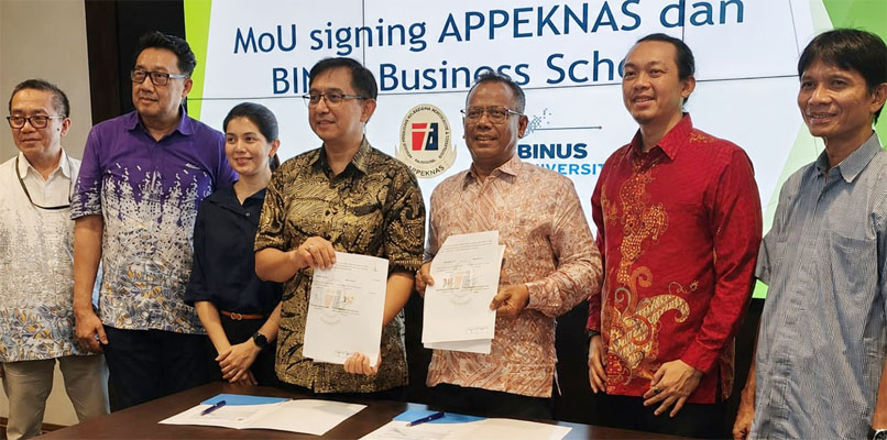 APPEKNAS dan Universitas BINUS Perkuat Sinergi Cetak SDM Unggul untuk Kemajuan Konstruksi Nasional