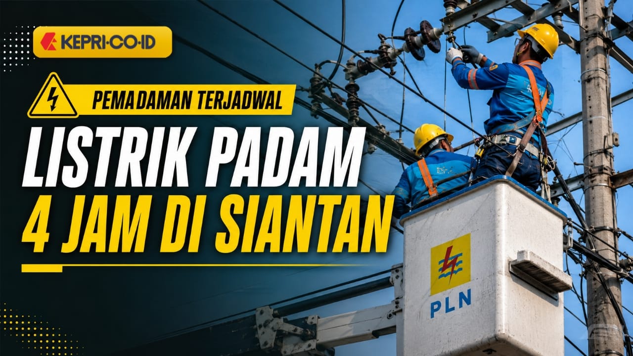 Jaga Keandalan Listrik, PLN Tarempa Jadwalkan Pemeliharaan Jaringan di Kecamatan Siantan