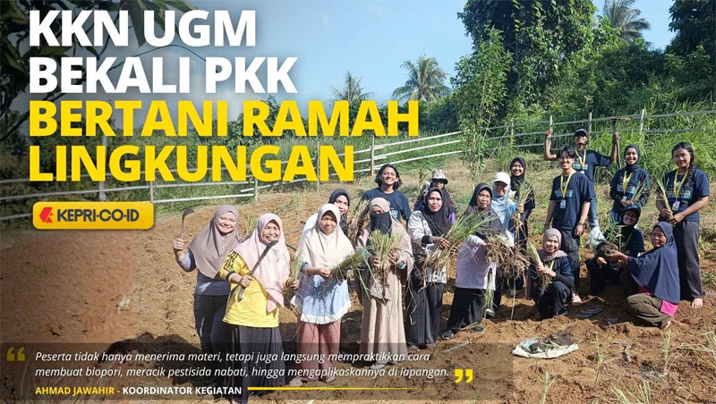 PKK Jemaja Timur Dibekali TOGA, Biopori, dan Pestisida Nabati untuk Wujudkan Pertanian Berkelanjutan