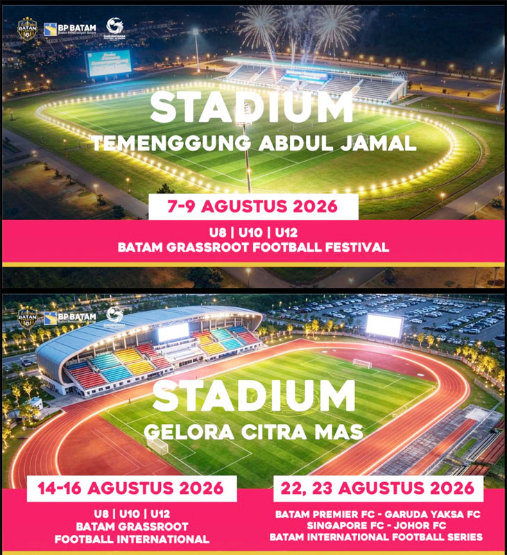 BP Batam Dukung Batam Prime International Grassroot Football Festival 2026, Perkuat Sport Tourism dan Persahabatan Indonesia–Singapura–Brunei-Malaysia