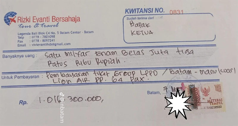 Diduga Ditetapkan Tersangka Kasus Penipuan Pengusaha Batam, Vivi dan Hendra Eka Putra Bukan Beli Tiket Pesawat dari Dana Hibah, Malah Bayar Hutang