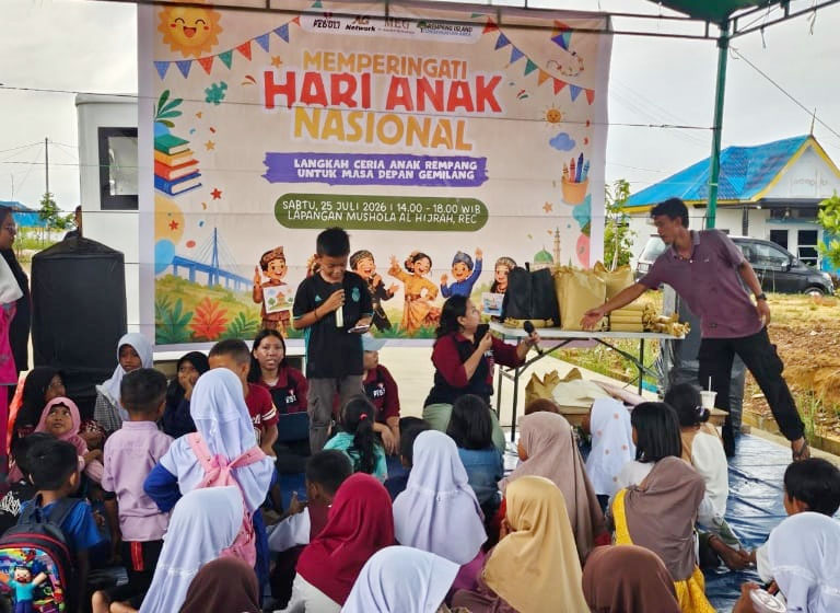 Hari Anak Bersama MEG Satukan Keceriaan Anak Rempang hingga Batam