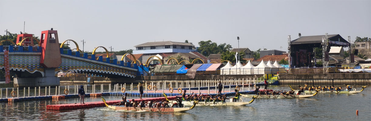 Menilik Festival Cisadane yang Hadirkan Tradisi Lomba Perahu Naga di Tengah Keberagaman Budaya Tangerang