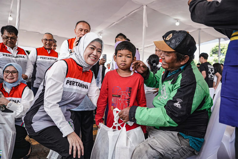 Patra Niaga Dukung Program Pertamina Berbagi Seragam Sekolah, Sembako, dan Pemberdayaan Usaha